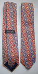 Mongolische Krawatte, blau/rot