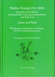 Walther Heissig (1913-2005) - Leben und Werk (Hartmut Walravens)
