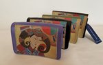 Kunstdruck-Handtasche in 4 Farben